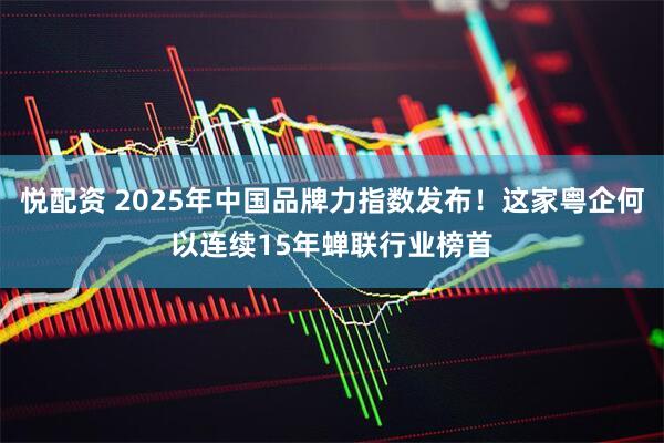 悦配资 2025年中国品牌力指数发布！这家粤企何以连续15年蝉联行业榜首