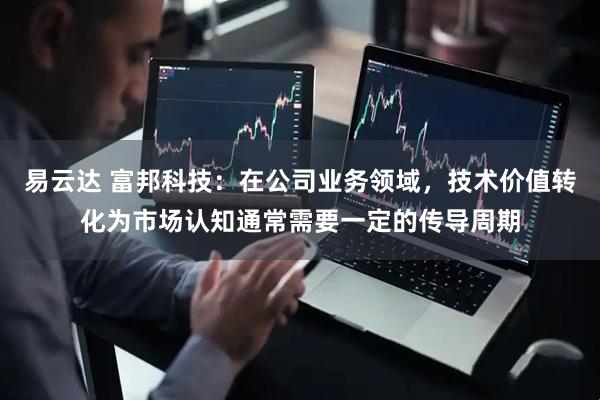 易云达 富邦科技：在公司业务领域，技术价值转化为市场认知通常需要一定的传导周期